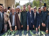 آغاز هفته دولت در شهرستان پارس آباد با تجدید میثاق با شهدای والامقام