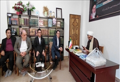 دیدار فرماندار شهرستان با امام جمعه پارس آباد بمناسبت روز جهانی مسجد